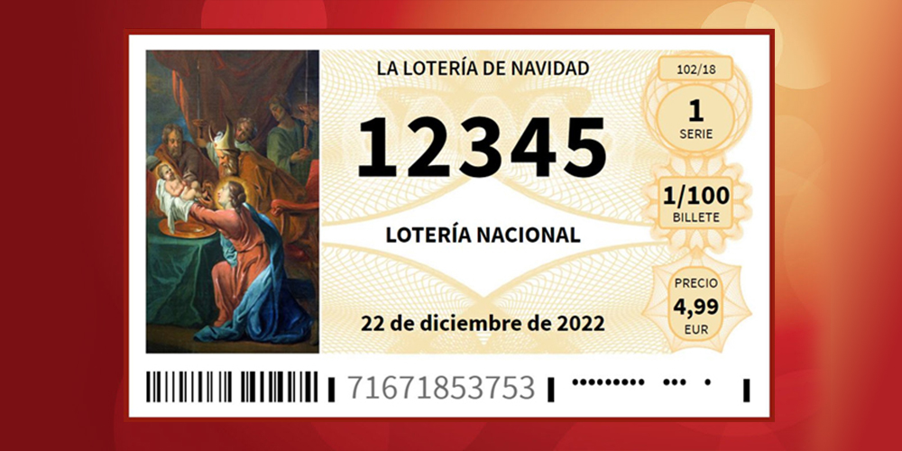  Lottohelden El Gordo – Hundertstel-Los für die spanische Weihnachtslotterie 2022
