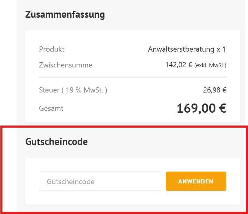 Dort kannst du einen Recht 24/7 Coupon Code einlösen