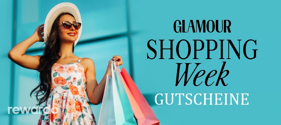 Hier findest du alle GLAMOUR Shopping Week Codes und mit Cashback von rewardo sparst du doppelt!