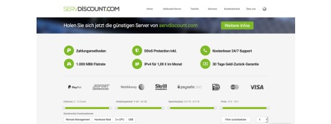 10% Rabatt auf alle vServer