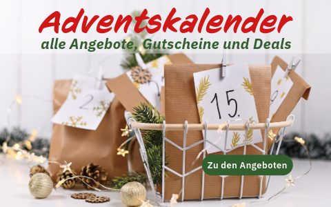 Adventskalender Aktionen mit Rabatten und Gutscheinen sparen