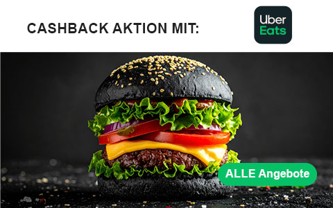 Uber Eats Cashback Aktionen: Jetzt mit 3,5€ sparen!