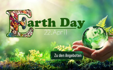 Gönne dir nachhaltige Schnäppchen während der Earth Day Weeks!