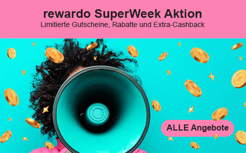 SuperWeek Cashback Angebote bei rewardo