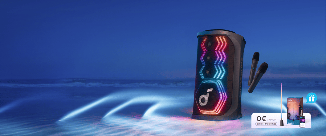 Soundcore Karaoke Maschine mit Cashback und Gutschein kaufen und doppelt sparen
