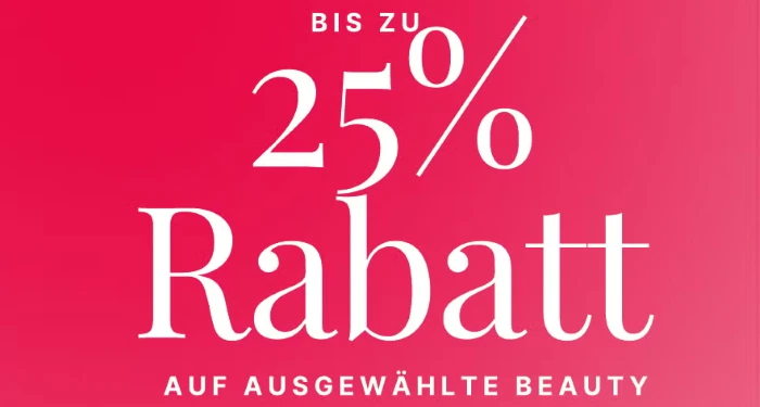Bis zu 25% Rabatt bei Lookfantastic
