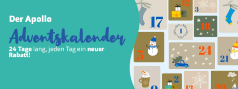 Apollo Adventskalender mit tollen Deals