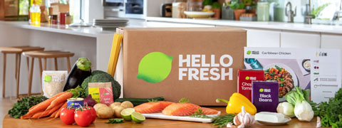 Spare bis zu 60% bei den HelloFresh Kochboxen!