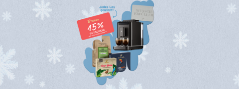 Rubbel-Gewinnspiel: Kaffeevollautomaten, Geschenkkarten, Probiersets und mehr zu gewinnen
