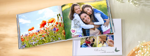 Erhalte bei Pixum zum Muttertag 12% Rabatt auf Fotobücher + Geschenke