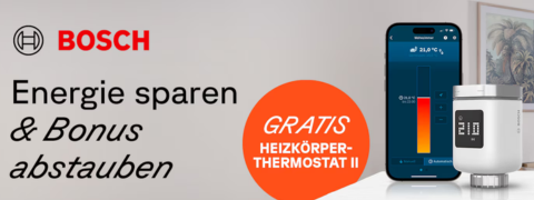 Bosch Smart Home mit kostenlosem Heizkörperthermostat