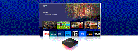 Sky Angebote: Sichere dir 46% Rabatt auf Sky Stream und Sky Q