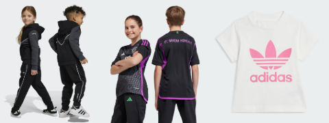 Bis zu 50% Rabatt auf adidas Kinderartikel im Outlet