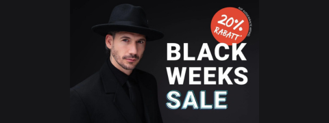 BLACK WEEK Angebote bei Hutshopping: Spare bis zu 20%!