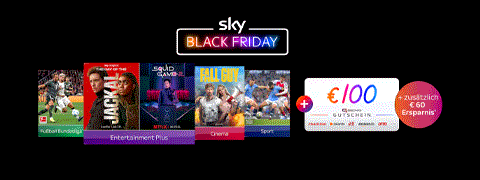 Streaming: Sky, Netflix & Paramount+ für 40€ + 100€ Guthaben