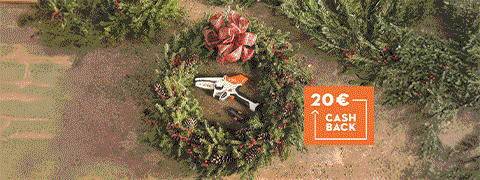 STIHL Weihnachtsaktion - 20€ Cashback im AS-System