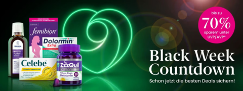 DocMorris Black Week: Spare bis zu 70%