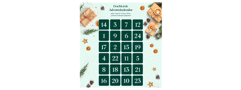 DocMorris Adventskalender - täglich frische Angebote