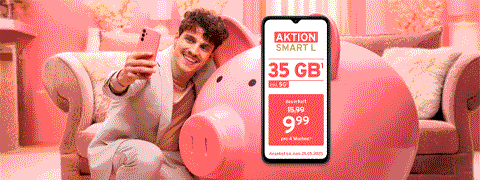 Tchibo Aktionstarif: 35GB für nur 9,99€ spare 6€