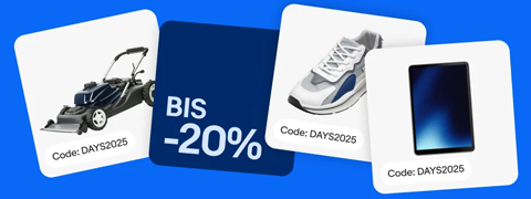 20% Rabattcode bei den eBay Days erhalten!
