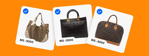 Bis zu 300€ eBay Coupon auf Luxus-Handtaschen