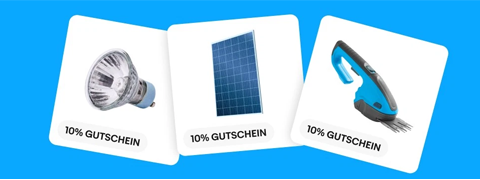 10% eBay Rabattcode auf Haus und Garten Technik!