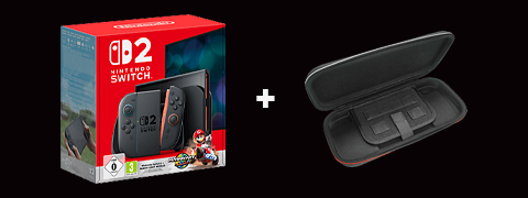 NINTENDO Switch 2 + Mario Kart World inkl. Hülle für nur 489 € bei den SATURN Black Week Angeboten