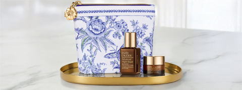 Gratis Beauty-Tasche & 2 Minis mit Estee Lauder Gutschein