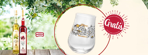 Gratis Cocktail-Glas Gutschein beim Kauf von 2x 0,5l Traditionslikör von Prinz