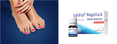 5€ sparen dank Volksversand Apotheke Rabattcode auf Loceryl Nagellack