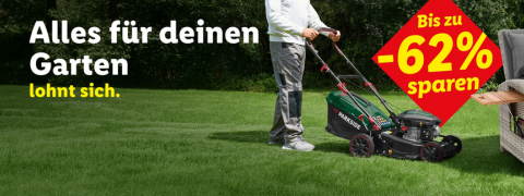 Lidl Angebote: Bis zu 62% Rabatt auf Garten-Artikel