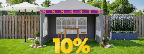VidaXL Gutschein: Spar bis zu 10% auf Outdoor-Essentials