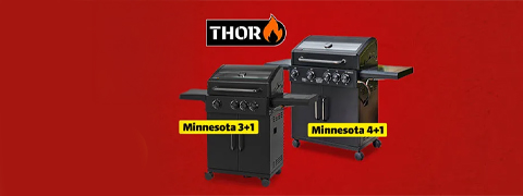 10% Extra-Rabatt auf THOR Grills mit dem hagebau Gutschein in der App
