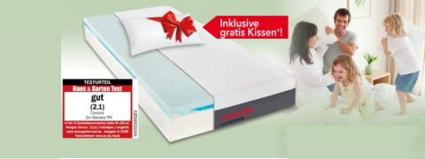 Matratzen Concord Aktion: 52% Rabatt auf Dreamora Matratze
