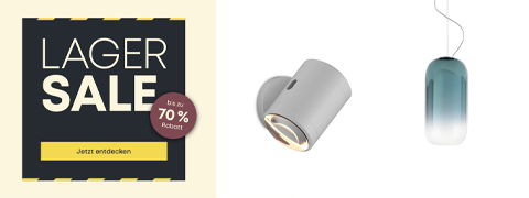 Bis zu 70% sparen im Prediger SALE auf exklusive Designleuchten