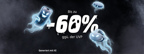 Bis zu 60 % Rabatt bei SATURN – Halloween Deals sichern