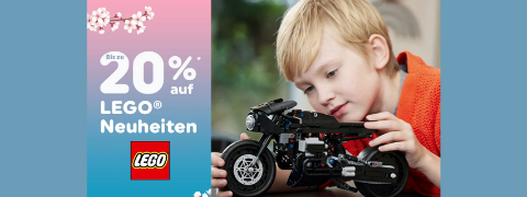 Spring Sale - LEGO Neuheiten stark reduziert - Bis zu 20% Rabatt