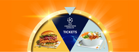 Gewinne: UEFA Champions League® Tickets, 3€ Gutschein uvm.